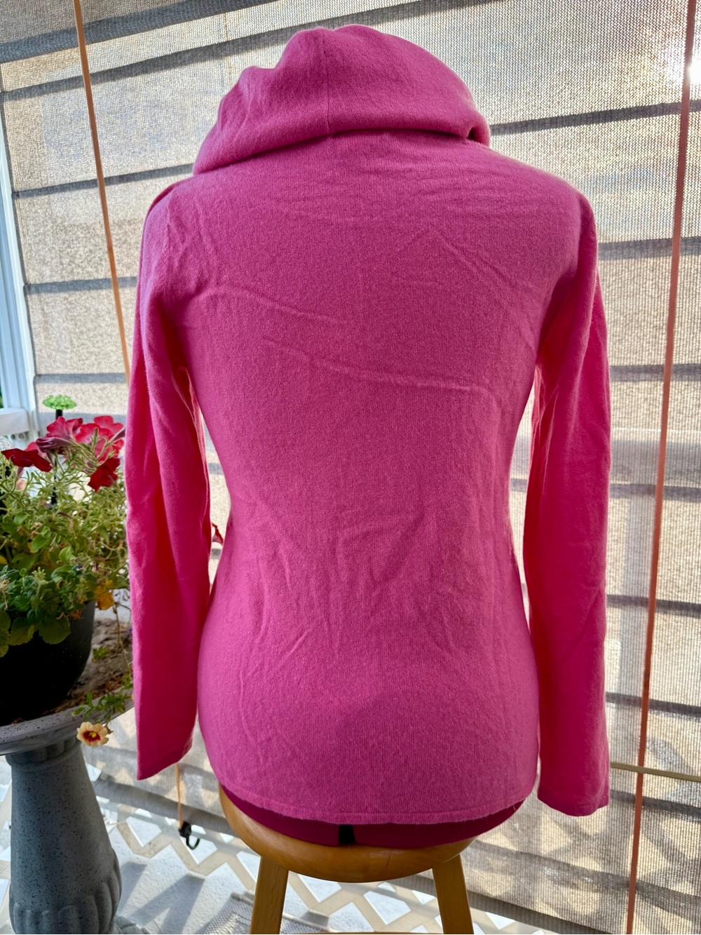 Sundance Sweet Sentiments 100% Cashmere Cowl Neck Sweater - Picture 2 of 14